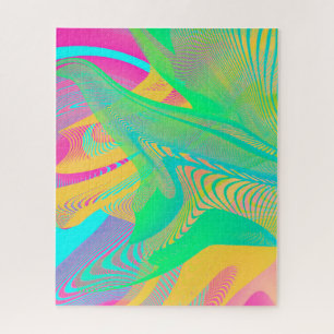 COLORS FLUO - Fractal Art - Jigsaw Puzzle