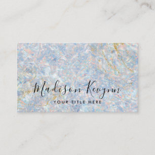 Colors Gemstone Opal Texture Business Card
