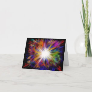 Colors of Heaven Modern Christian Abstract Art Card