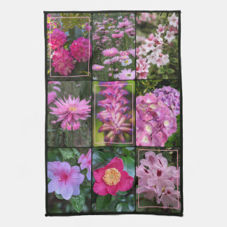 Colors of Nature - Pink Flowers Kitchen Towel
