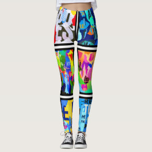colors of poetry leggings