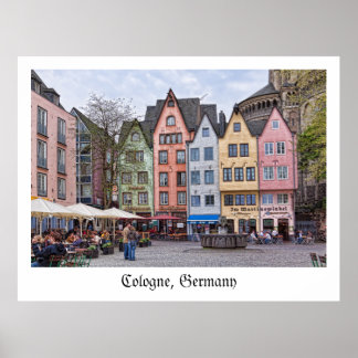 Colors of the Medieval Cologne, Germany - Poster