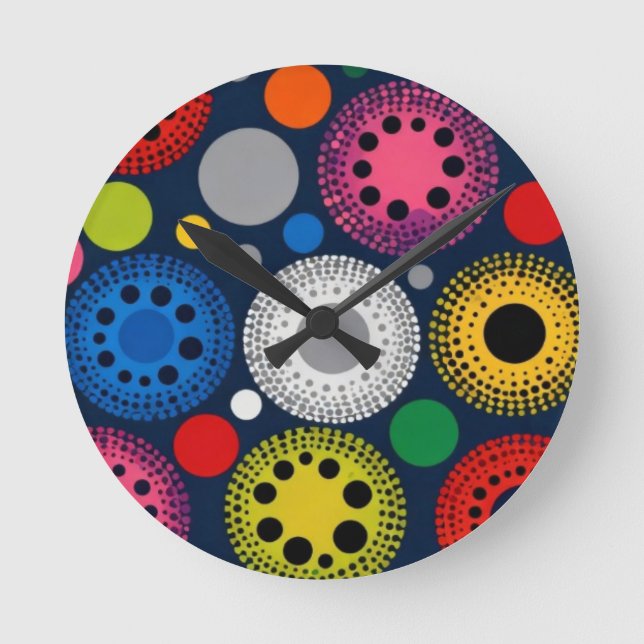 Colors Round Clock (Front)