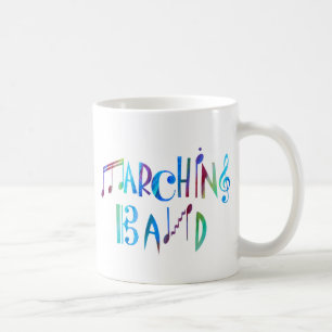 Colorwashed Marching Band Coffee Mug