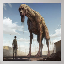 Colossal Canine: Titan Greyhound Giant Dog Poster