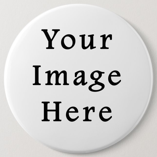 Colossal Extra Large Round Button Pin - Customized (Front)