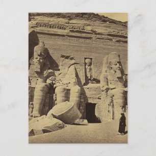Colossal Figures, the Great Temple at Abu Sunbul Postcard
