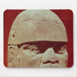 Colossal head, Olmec Mouse Pad