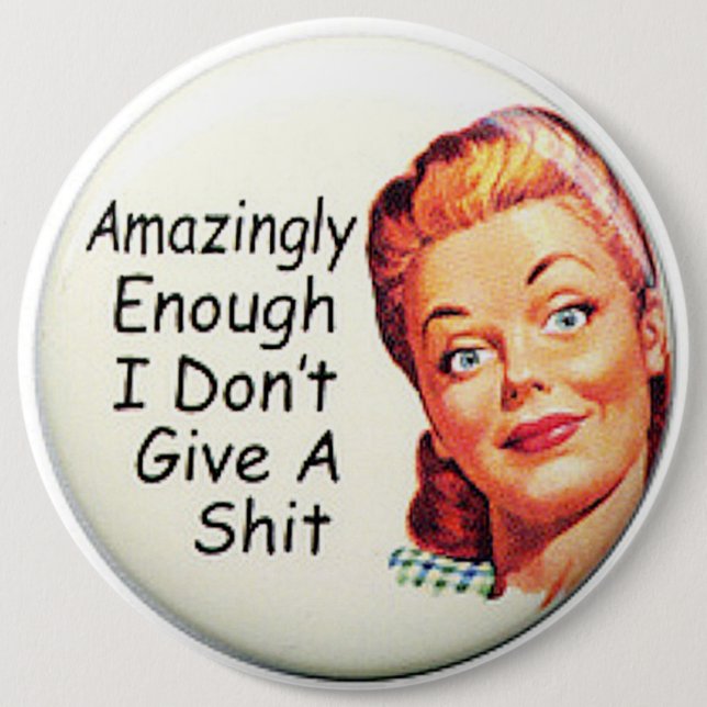COLOSSAL Humourous, 6 inch Backpack Pins buttons (Front)