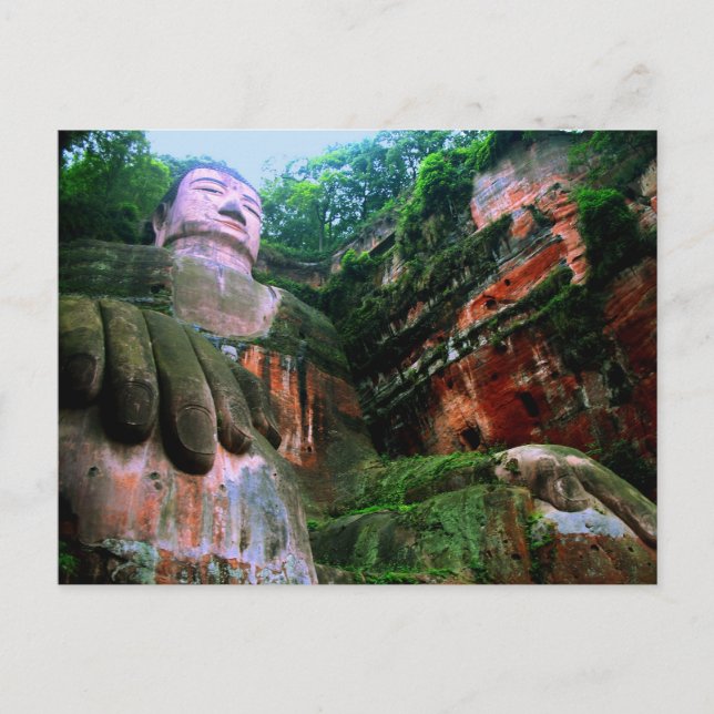 Colossal Le Shan Buddha Postcard (Front)