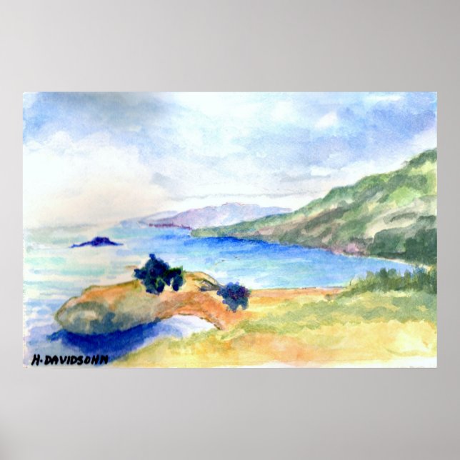 COLOSSAL SIZED POSTER PRINT  - ART BY H DAVIDSOHN (Front)