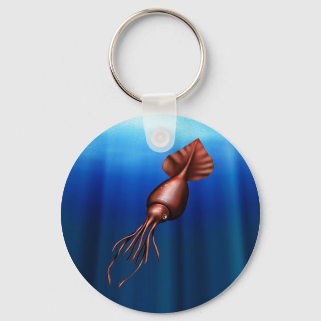 Colossal Squid Keychain (Front)
