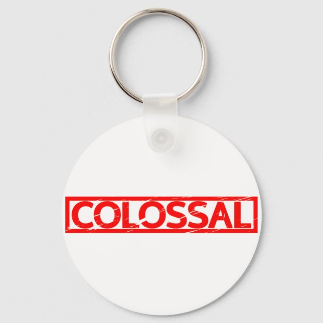 Colossal Stamp Keychain (Front)