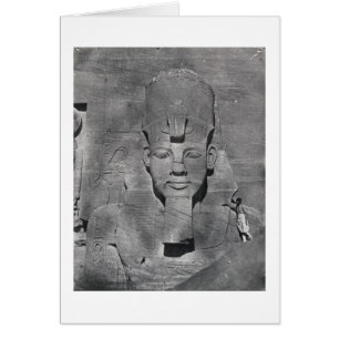 Colossal statue of Ramesses II at Abu Simbel, 1850