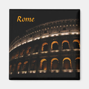 Colosseum at night magnet