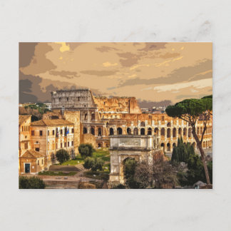 Colosseum Coliseum Italy Rome # Postcard