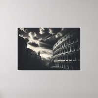 Colosseum in Black White – Timeless Roman Elegance