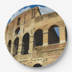 Colosseum in Rome, Italy Paper Plate