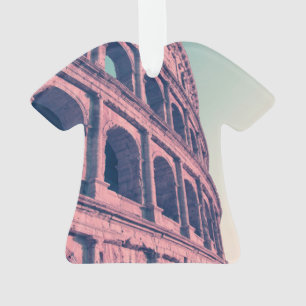 Colosseum in Rome. Monumental 3-tiered Roman Ornament