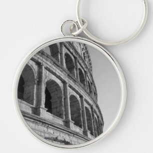 Colosseum in Rome. Monumental Roman amphitheater Keychain