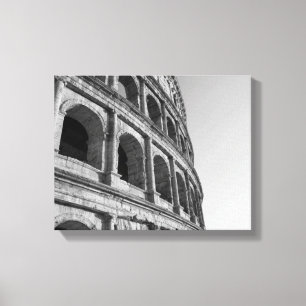 Colosseum in Rome. Monumental Roman amphitheatre Canvas Print