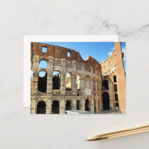 Colosseum in Rome Postcard