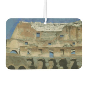 Colosseum painting, Rome Car Air Freshener