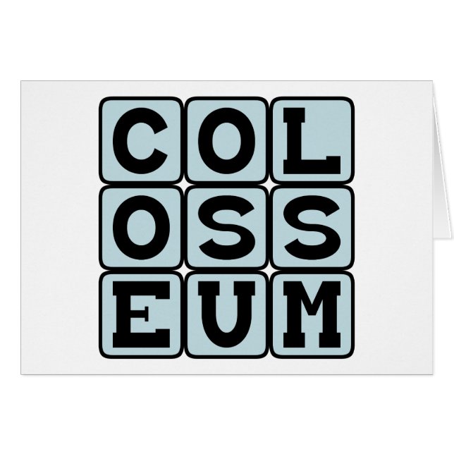 Colosseum, Roman Forum (Front Horizontal)