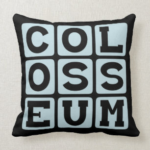 Colosseum, Roman Forum Throw Pillow