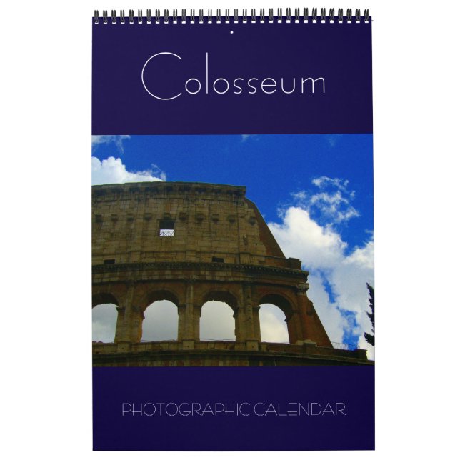 colosseum rome calendar (Cover)