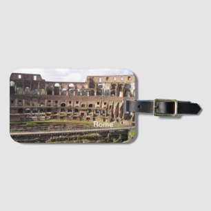 Colosseum Rome Destination Cust. Text Luggage Tag