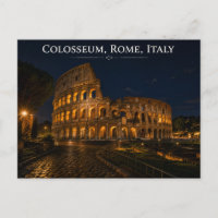 Colosseum, Rome, Italy at Night