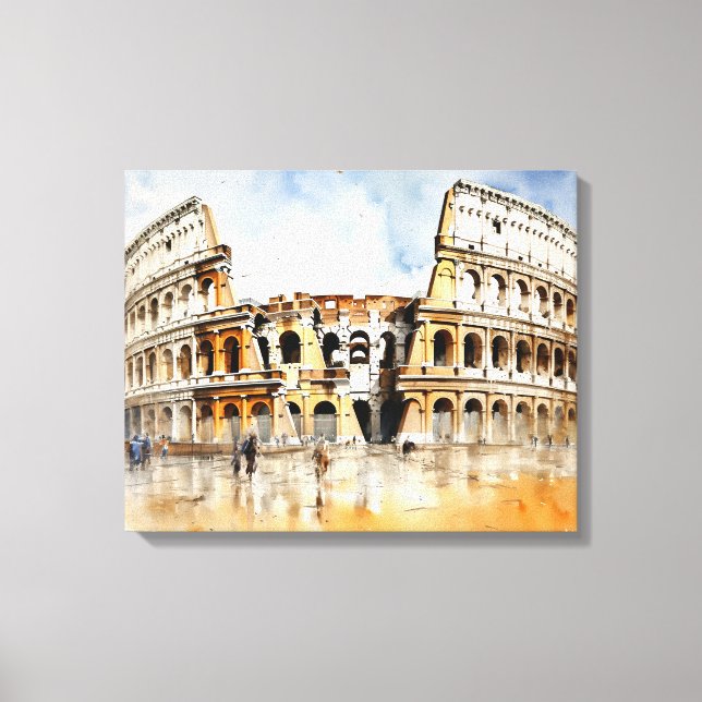 Colosseum, Rome - Italy Canvas Print (Front)