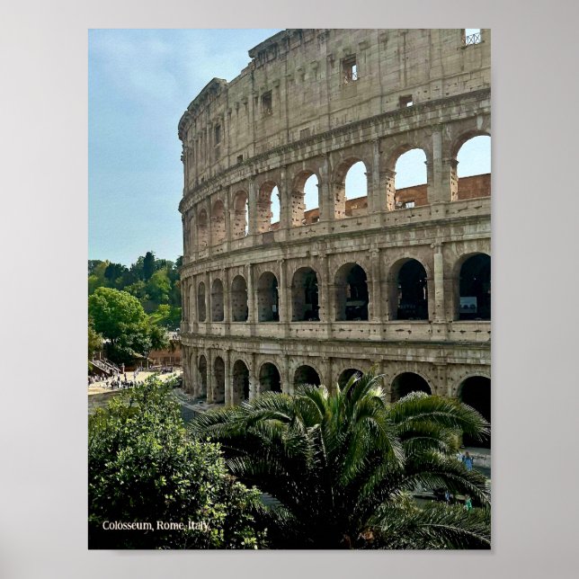 Colosseum, Rome, Italy Design Photo Print (Front)