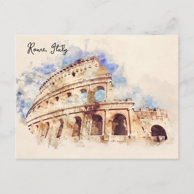 Colosseum. Rome, Italy Postcard (Front)