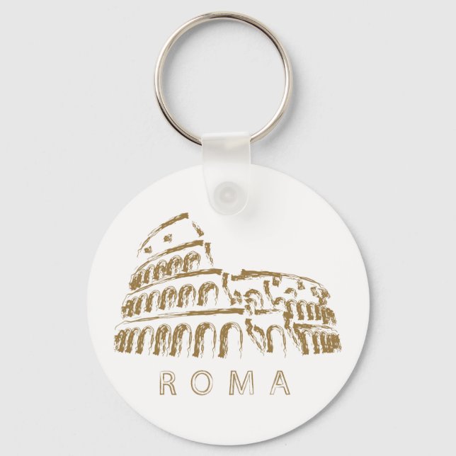 Colosseum Rome Keychain (Front)
