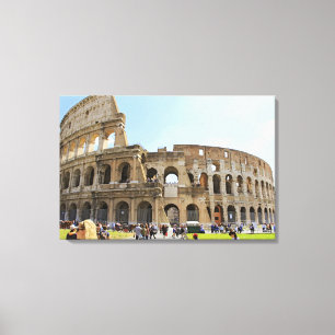 Colosseum Rome Photography Canvas Print