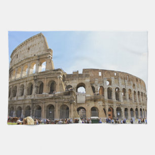 Colosseum Rome Photography Kitchen Towel