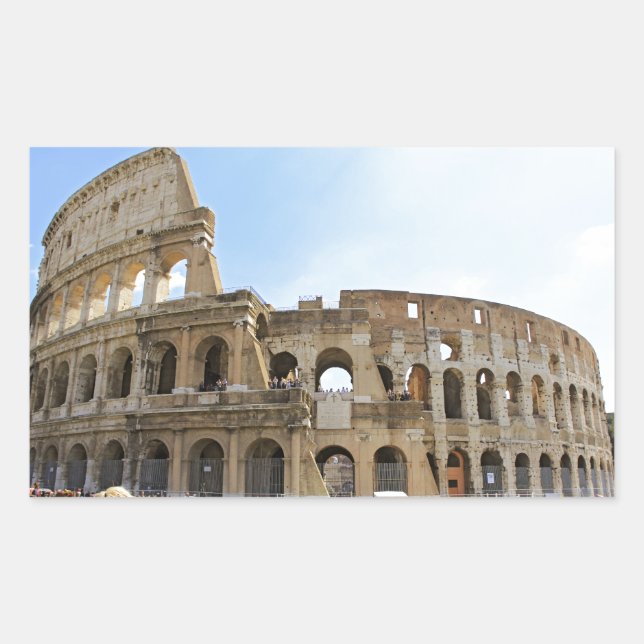 Colosseum Rome Photography Sticker (Front)
