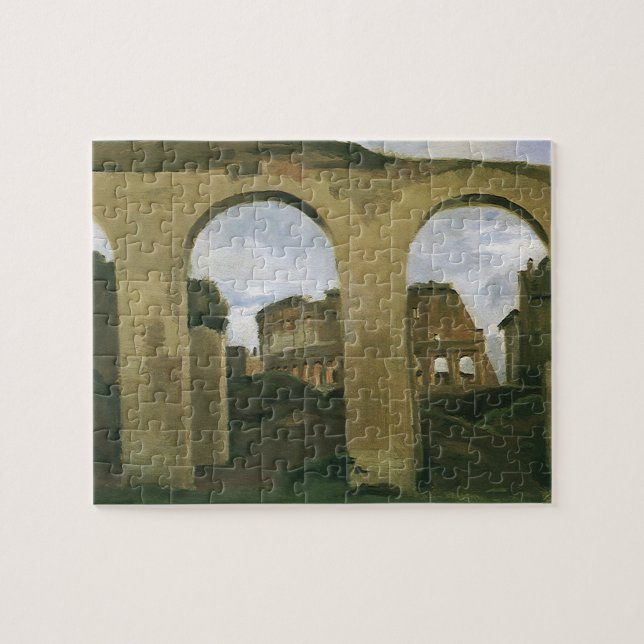 Colosseum Seen through the Arcades in Rome, Italy Jigsaw Puzzle (Horizontal)