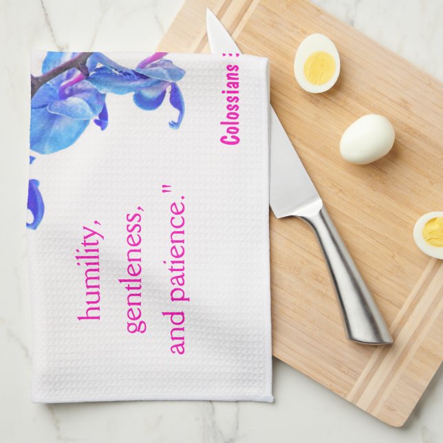 Colossians 3:12 Kitchen Towel (Quarter Fold)