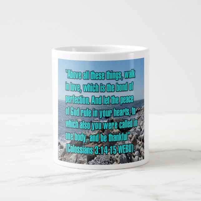 Colossians 3:14–15 WEBU Mug (Front)