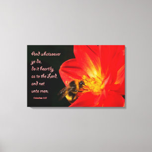 Colossians 3:23 on wall art