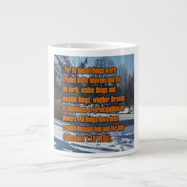 Colossiens 1:16 WEBU Mug (Devant)