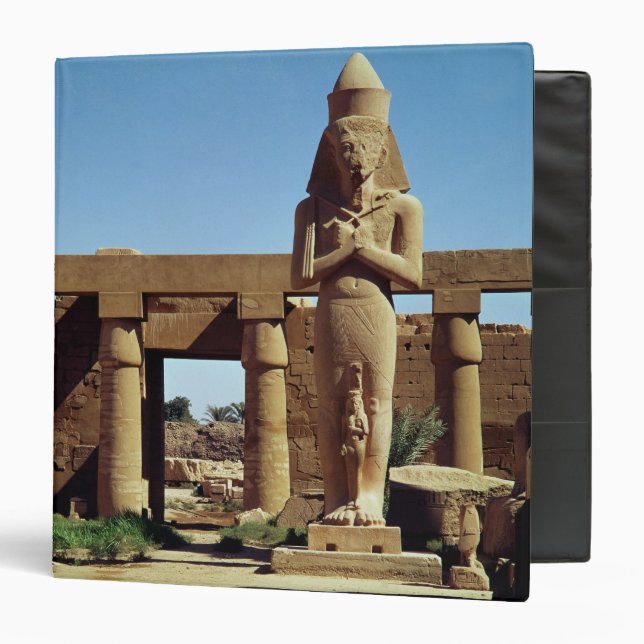 Colossus of Ramesses II: standing statue of Binder (Front/Inside)