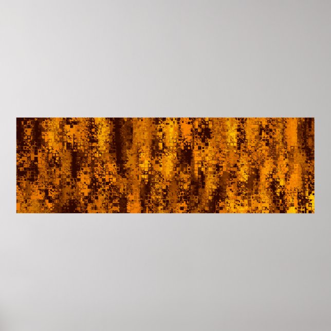 Colour abstract artifact pixel poster (Front)