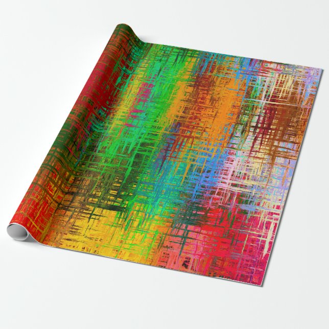 Colour abstract background textures wrapping paper (Unrolled)