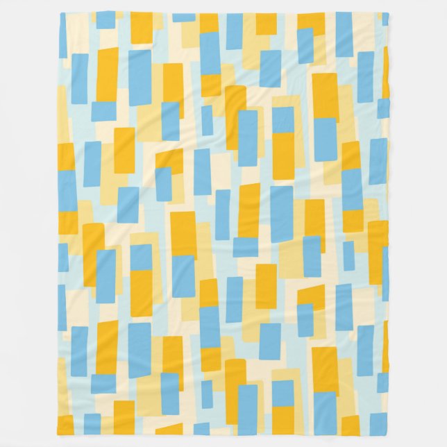 Colour Abstract Pattern 121022 Fleece Blanket (Front)