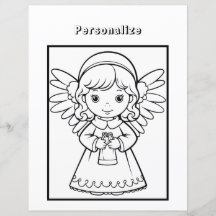 Colour Angel Paper Sheet 