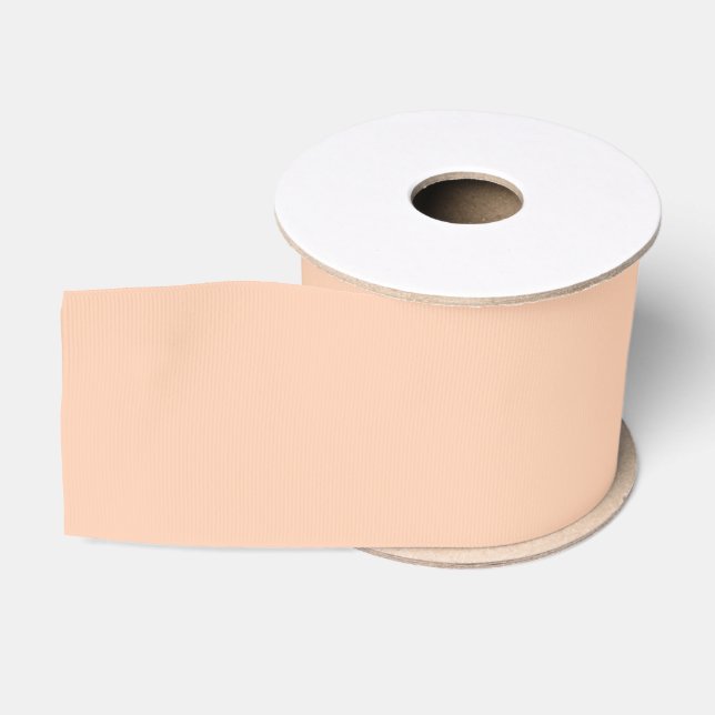 colour apricot grosgrain ribbon (Spool)